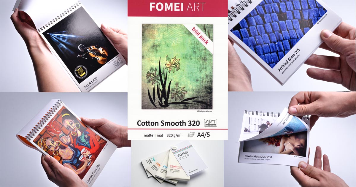 Knjižice s uzorcima svih fotopapira i probna pakiranja (A4 i role 61 cm)