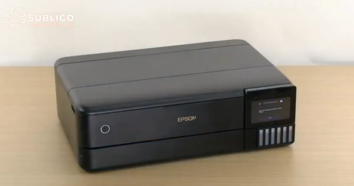 Epson EcoTank L8180 – 5. epizoda: priprema pisača za početno podešavanje