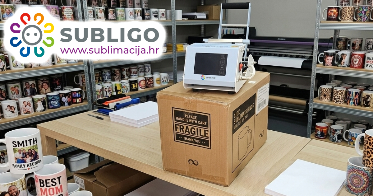 Još jedan početak u svijetu sublimacije – komplet „Tiskaj na šalice"