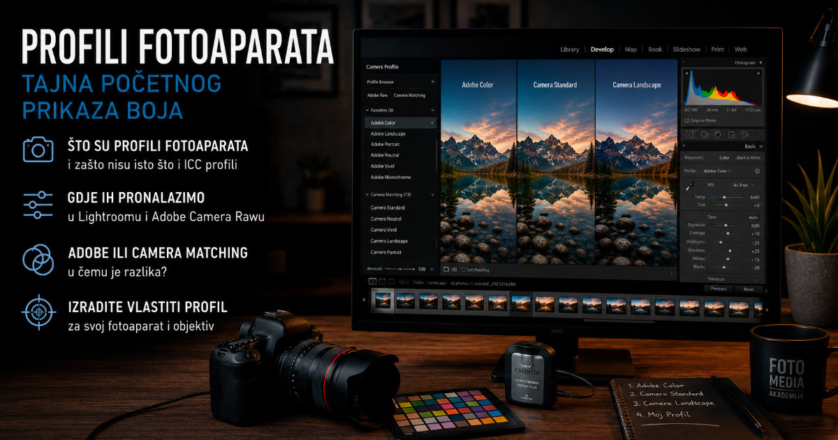 Profili fotoaparata – tajna početnog prikaza boja