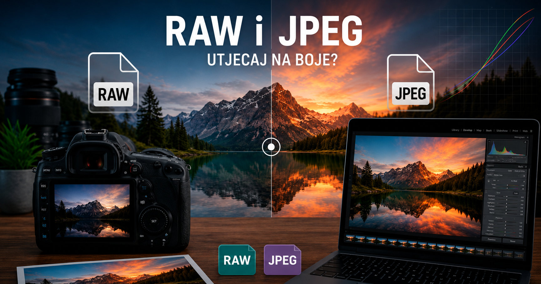 RAW ili JPEG – kako odabir formata utječe na boje?